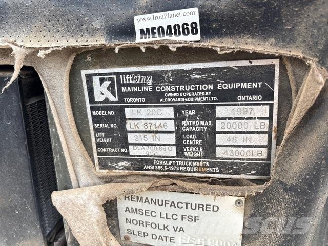 Liftking LK20C Tereptargonca