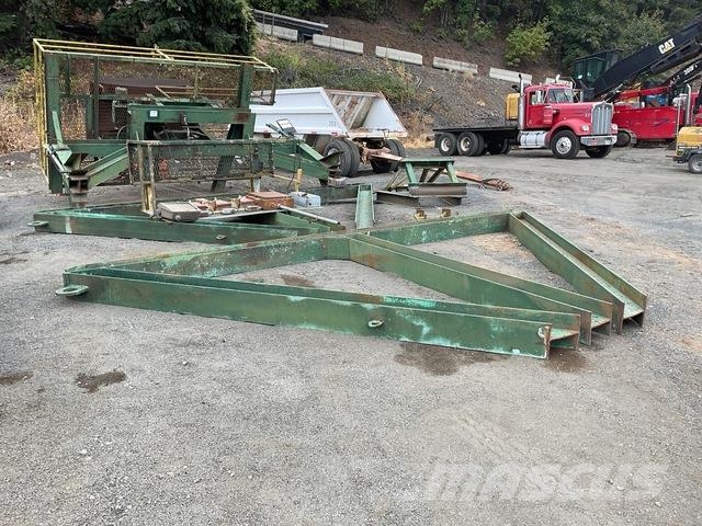 Log Trailer Loader Gantry Crane Pakabinami ir ožiniai kranai