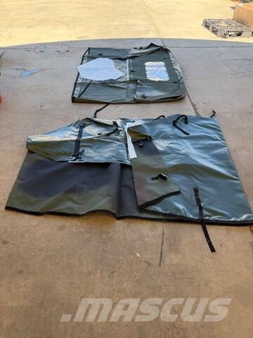 Lot of 2- Humvee 4 Man Wagon Cargo Area Tops- 1-Gr شاحنات خفيفة/مفصلية الجوانب