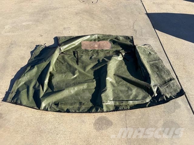 Lot of 7- Humvee 4 Man Rear Cargo Area Tarps شاحنات خفيفة/مفصلية الجوانب