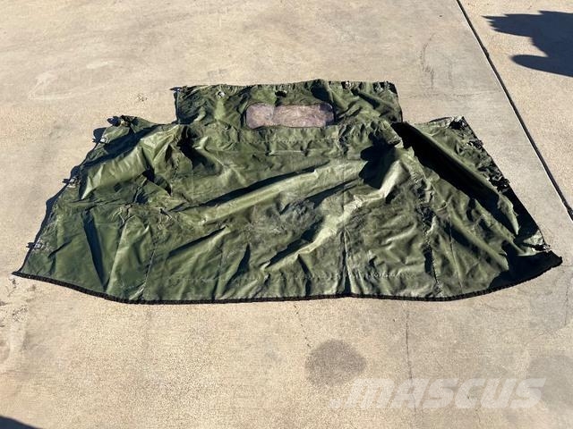 Lot of 7- Humvee 4 Man Rear Cargo Area Tarps 픽업/드롭사이드
