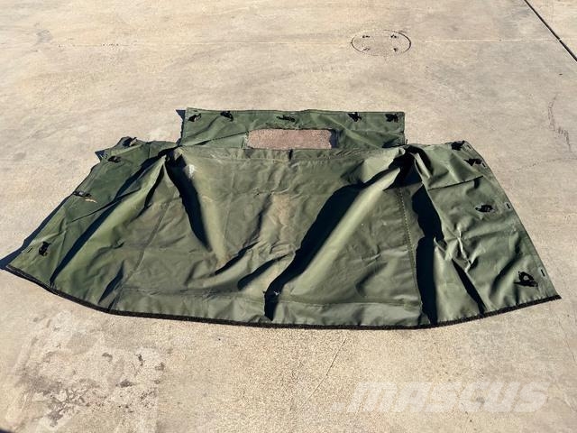 Lot of 7- Humvee 4 Man Rear Cargo Area Tarps 픽업/드롭사이드