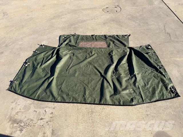 Lot of 7- Humvee 4 Man Rear Cargo Area Tarps 픽업/드롭사이드