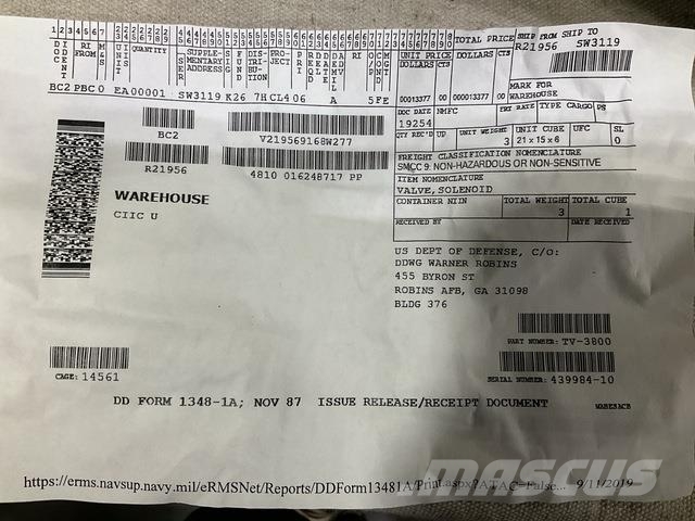 Magnatrol Valve TV-3800 Other components