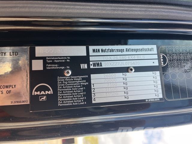 MAN TGX 26.580 Prime Movers
