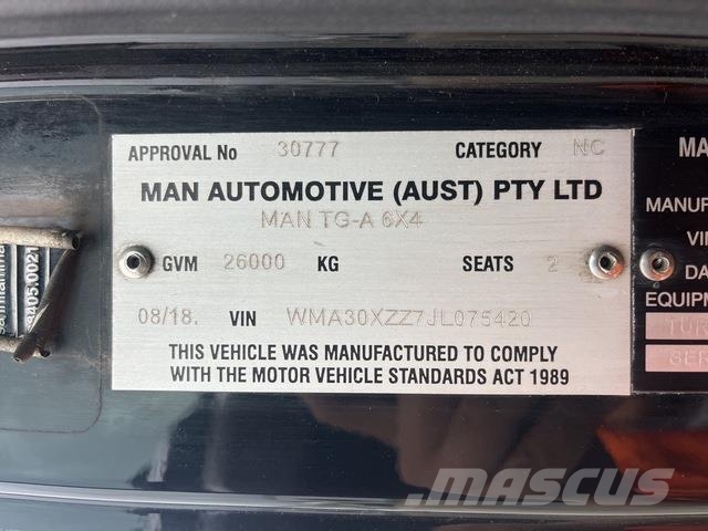 MAN TGX 26.580 Prime Movers
