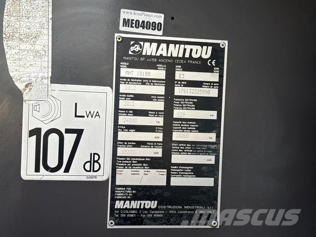 Manitou MHT10180 Телескопічні навантажувачі