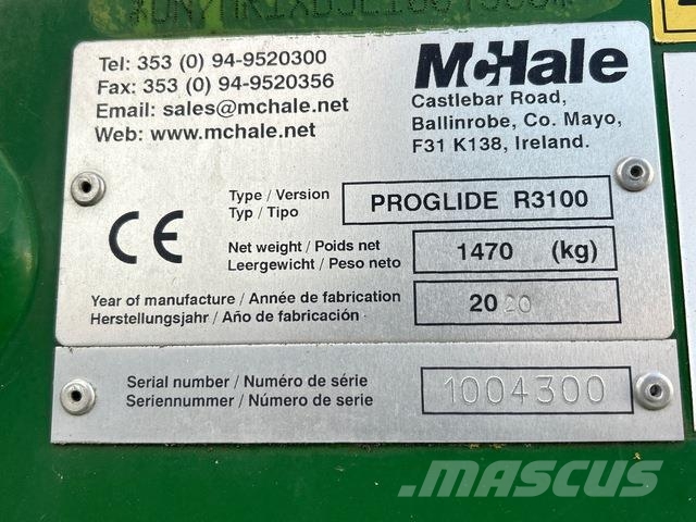McHale Pro Glide R3100 Uređaji za kosilice