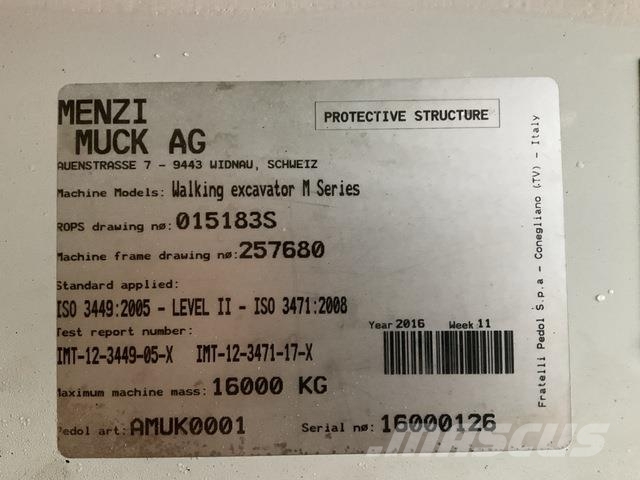 Menzi Muck M515 Crawler excavators