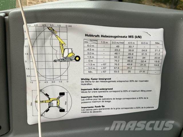 Menzi Muck M515 Crawler excavators