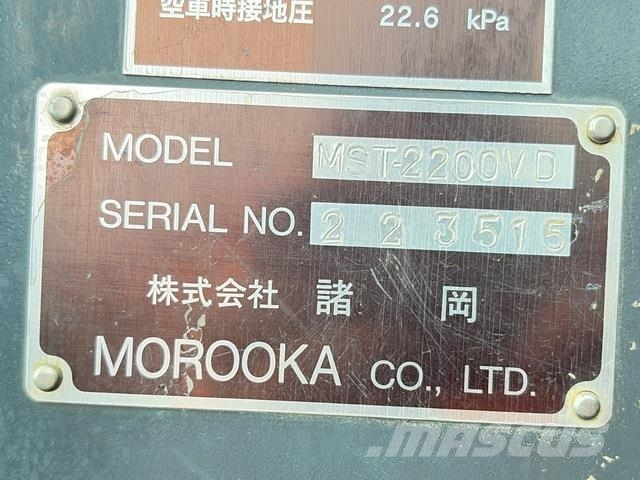Morooka MST-2200VD Costruzioni - Altro