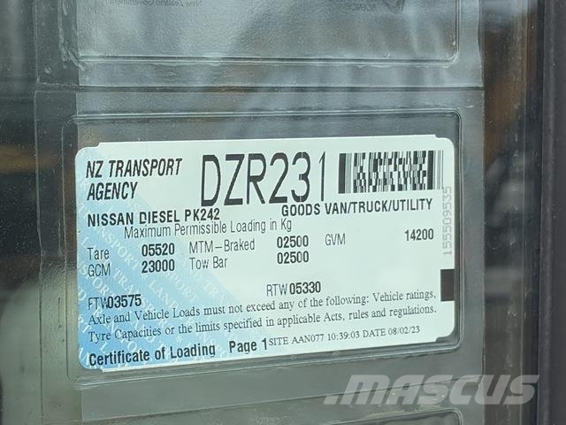 Nissan UD PK242 Грузовики-Самосвалы
