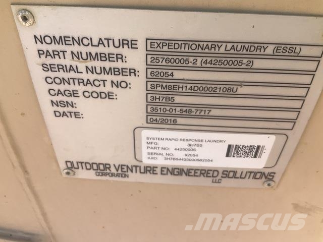 Outdoor Venture Expeditionary Laundry ESSL Contain Građevinarstvo – ostalo