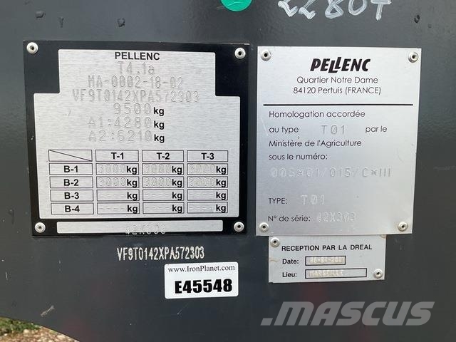 Pellenc Optimum 340 Mašine za berbu groždja