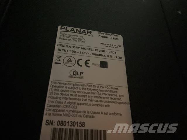 Planar C70HD-LED3 Outros Florestal