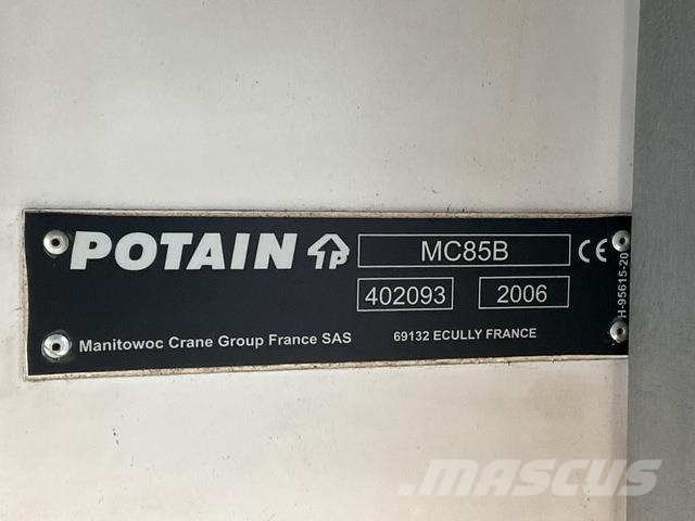 Potain MC85B Tornkraanad