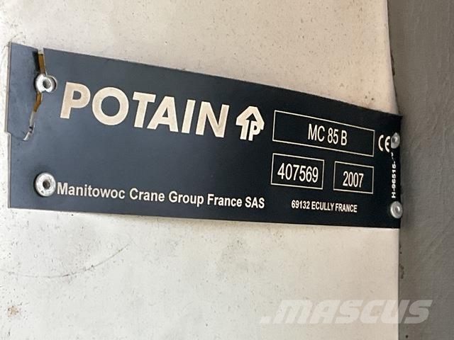 Potain MC85B Tornkraanad