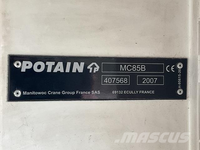Potain MC85B Tornkraanad