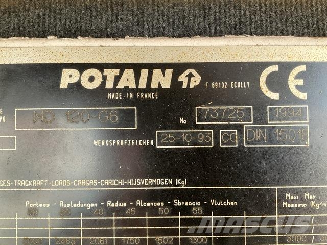 Potain MD120-G6 Tornkraanad