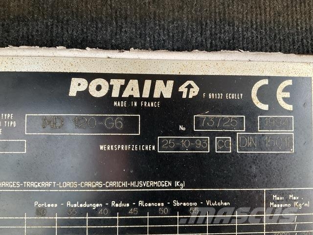 Potain MD120-G6 Tornkraanad