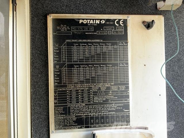 Potain MD175-G8 Tornkraanad