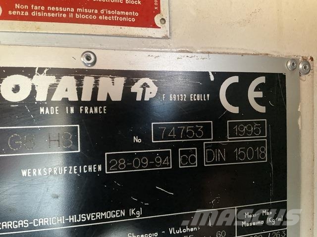 Potain MD175-G8 Tornkraanad