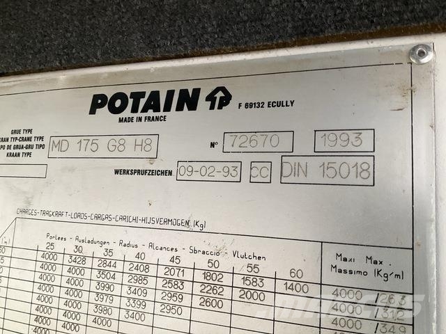 Potain MD175-G8 Tornkraanad