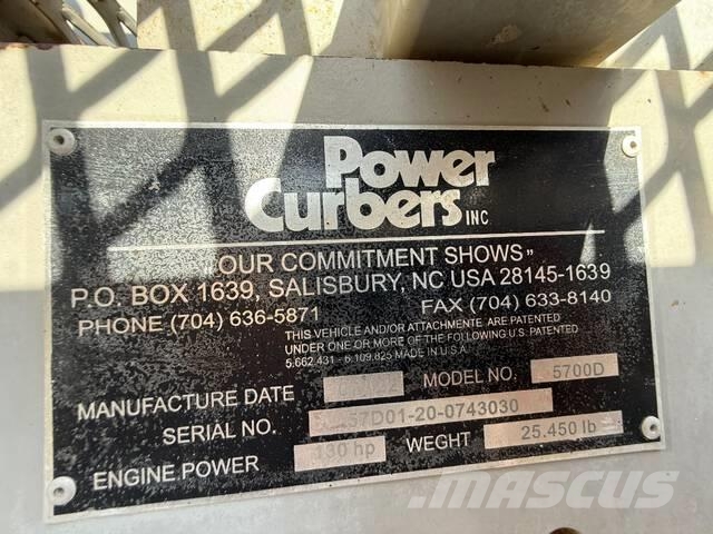 Power Curber 5700D معدات البناء - غير ذلك