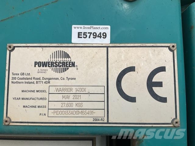 Powerscreen 1400X Screeners
