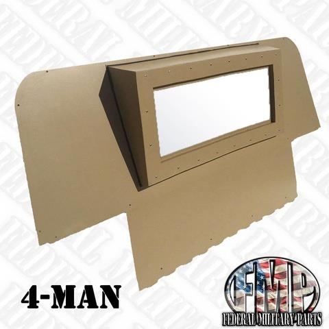 Premium Humvee Iron Curtain + Install Kit (4-Man) Pick up/Dropside