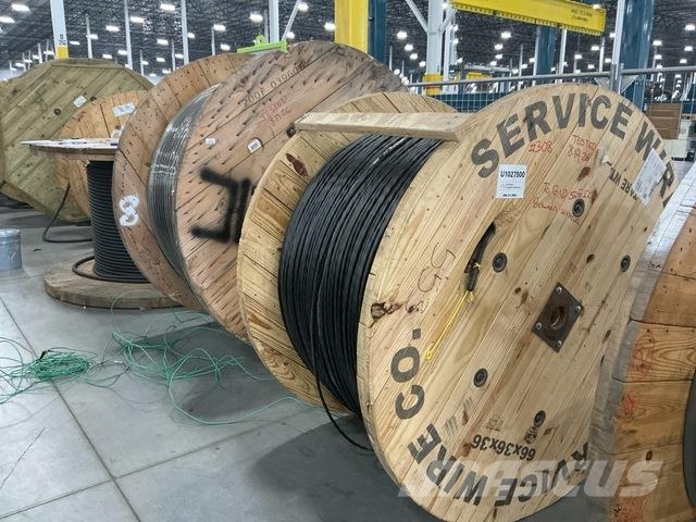  Qty of 3 Copper Reels (Unused) Būvniecība- Citi