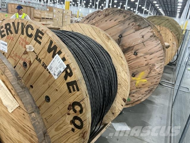  Qty of 3 Copper Reels (Unused) Būvniecība- Citi