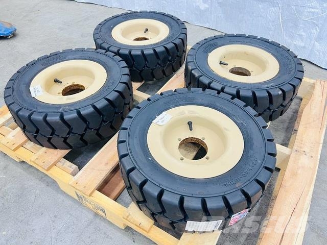 Quantity (4) 19x6.50-10 Pneumatic Tires w/ Wheels Other components