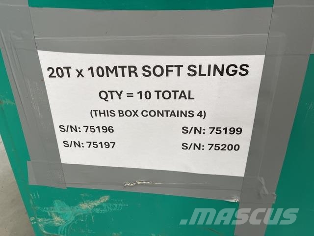 Quantity of (10) Soft Sling Építőipar - Egyebek