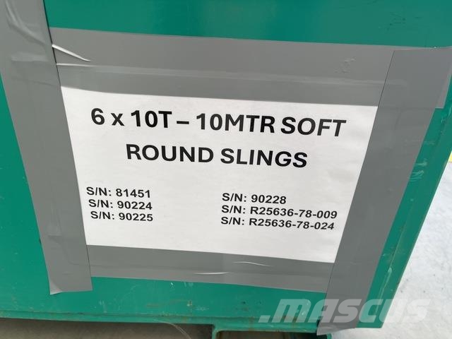 Quantity of (10) Soft Sling Építőipar - Egyebek