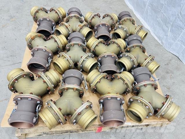 Quantity of (12) Assorted 4 in WYE Fuel / Water Ca 건설 장비 - 기타
