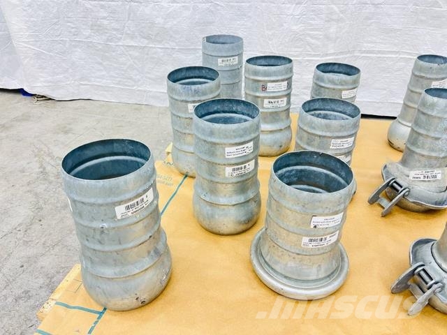 Quantity of (14) Assorted 6 in & 4 in Hose Shank C Other