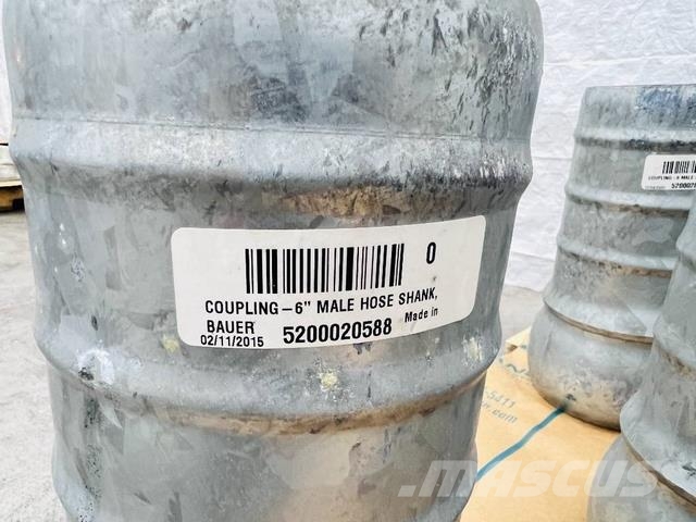 Quantity of (14) Assorted 6 in & 4 in Hose Shank C Other