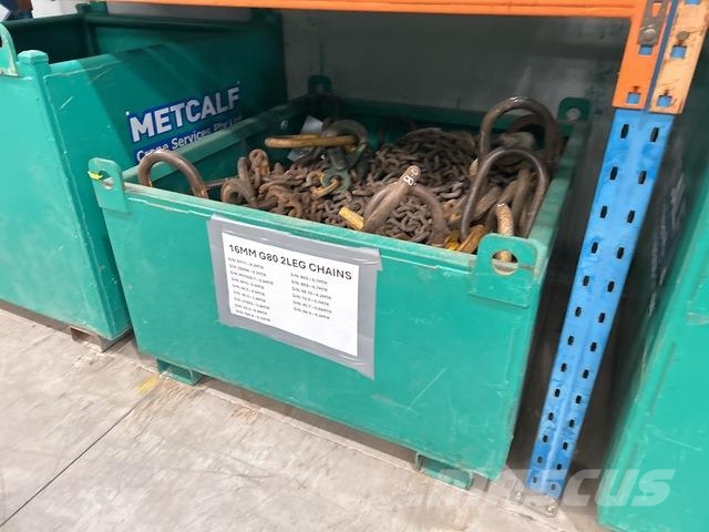 Quantity of (15) 16 mm G80 2-Leg Chains Ostali kranovi