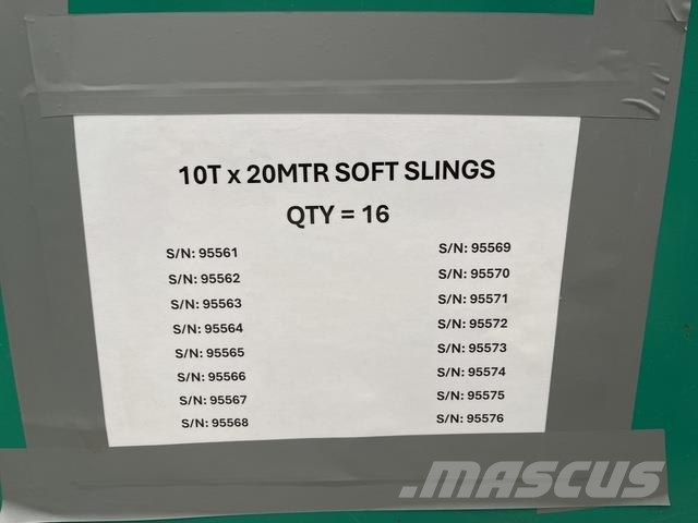 Quantity of (16) 10 t x 20 m Sling Other