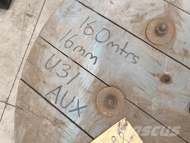 Quantity of 16 mm x 160 m Wire Rope - Fits Kato 35 Інші крани