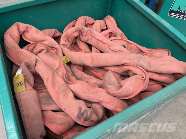 Quantity of (2) 30 t x 20 m Soft Round Sling Építőipar - Egyebek