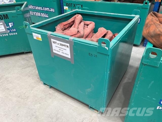  Quantity of (2) 30t x 20 m Soft Round Sling Other
