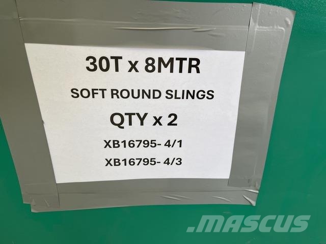 Quantity of (2) 30t x 8 m Soft Round Sling Other