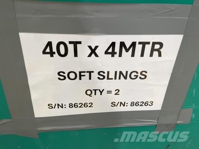 Quantity of (2) 40 t x 4 m Soft Sling Other