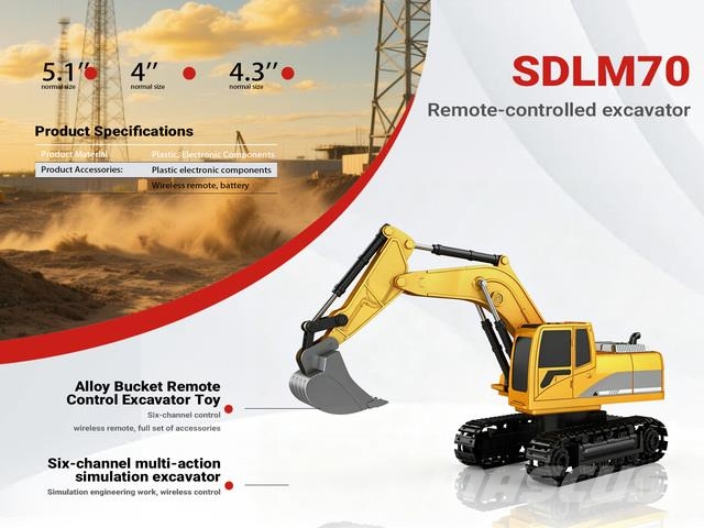  Quantity of (20) 2026 SDLM70 Remote Control Excava Būvniecība- Citi