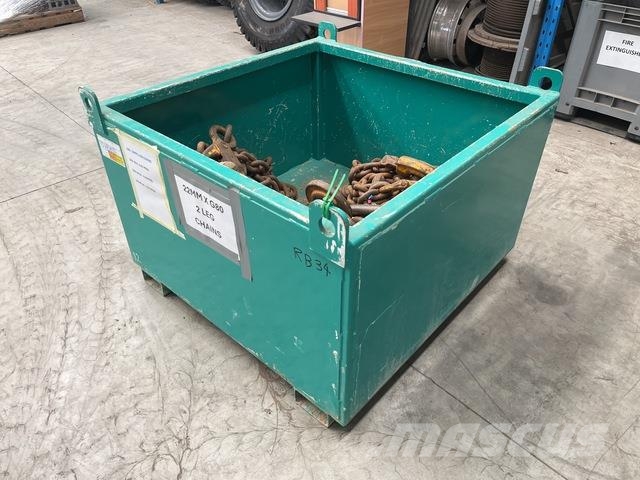 Quantity of (3) 22 mm G80 2-Leg Chains Ostali kranovi