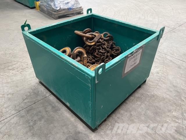 Quantity of (3) 22 mm G80 2-Leg Chains Ostali kranovi