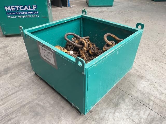 Quantity of (3) 22 mm G80 2-Leg Chains Ostali kranovi