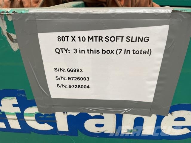 Quantity of (3) 80 t x 10 m Soft Sling Other